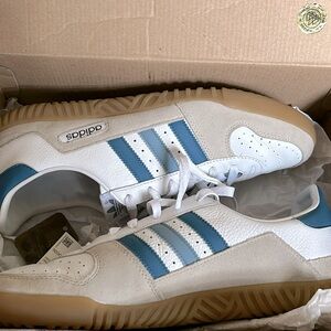 Adidas Indoor Comp SPZL 11½ Blue Tan White